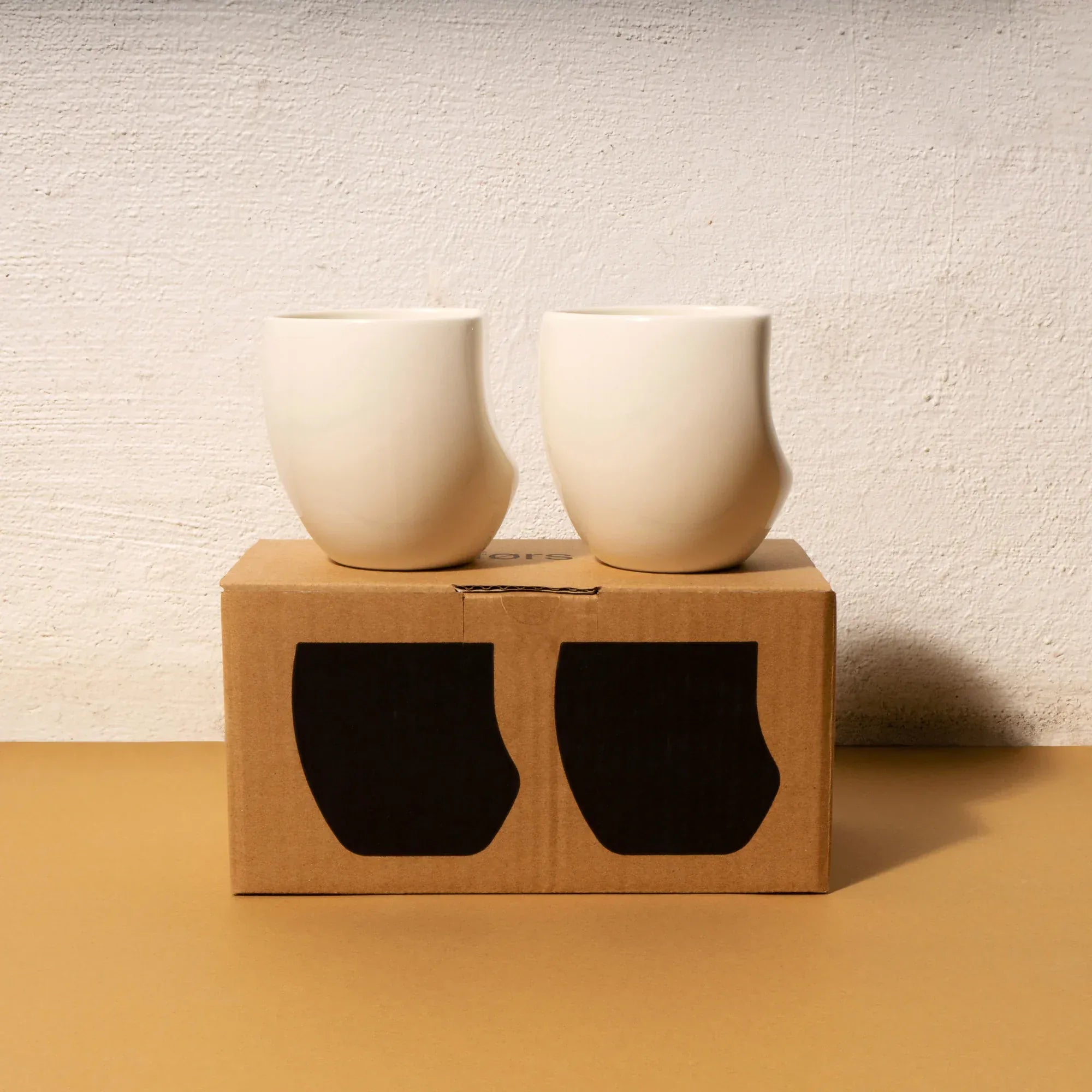 Minimalist Ceramic Coffee Cups Japandi Style Gift