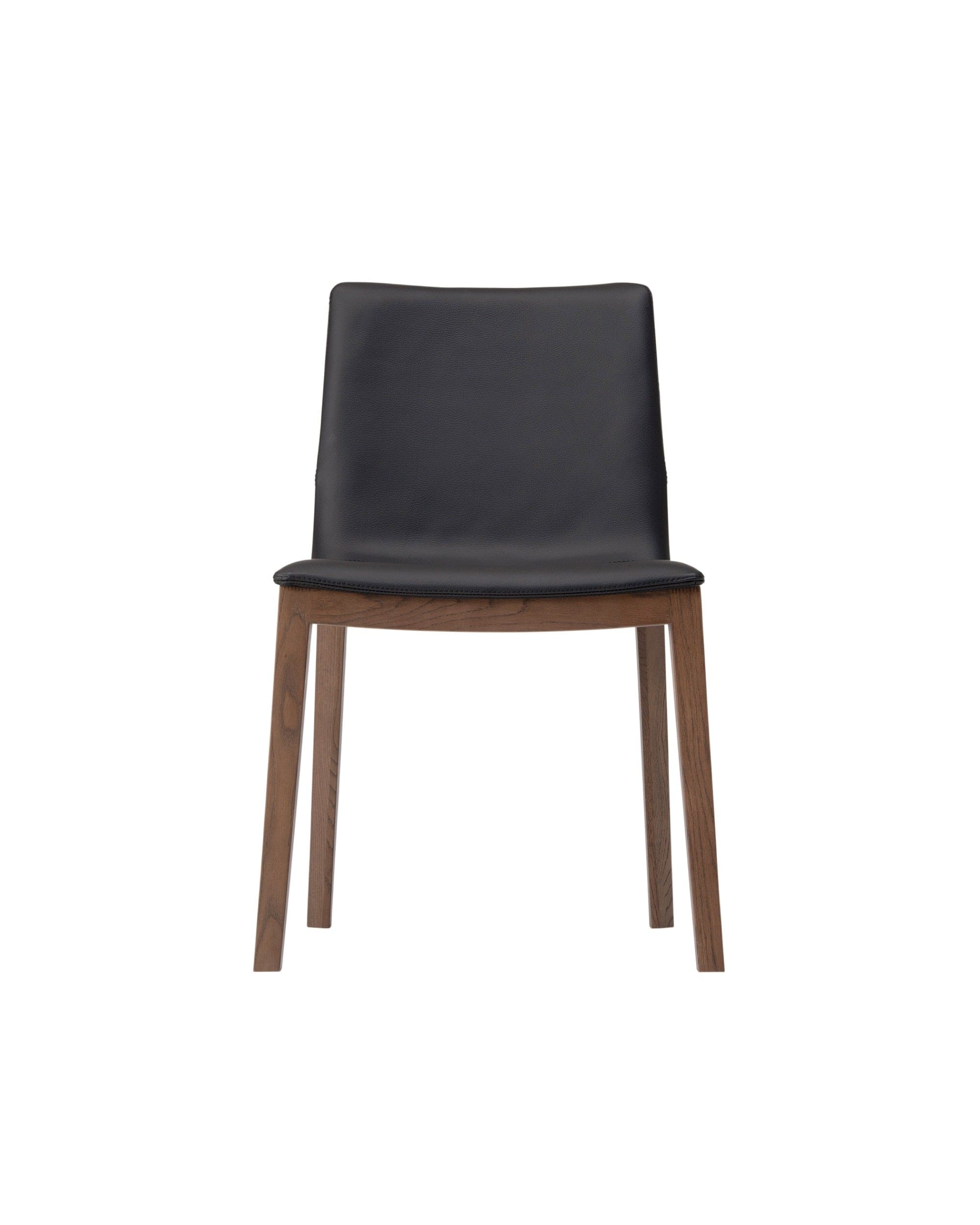 Modern Japandi dining chair by CondeHouse, straight-on view. CHALLENGE Side Chair