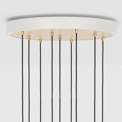 Nine Pendant in Brass + Sphere IV