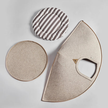 Nooee Pet Cave Harry (XXL) – Cream Pieces