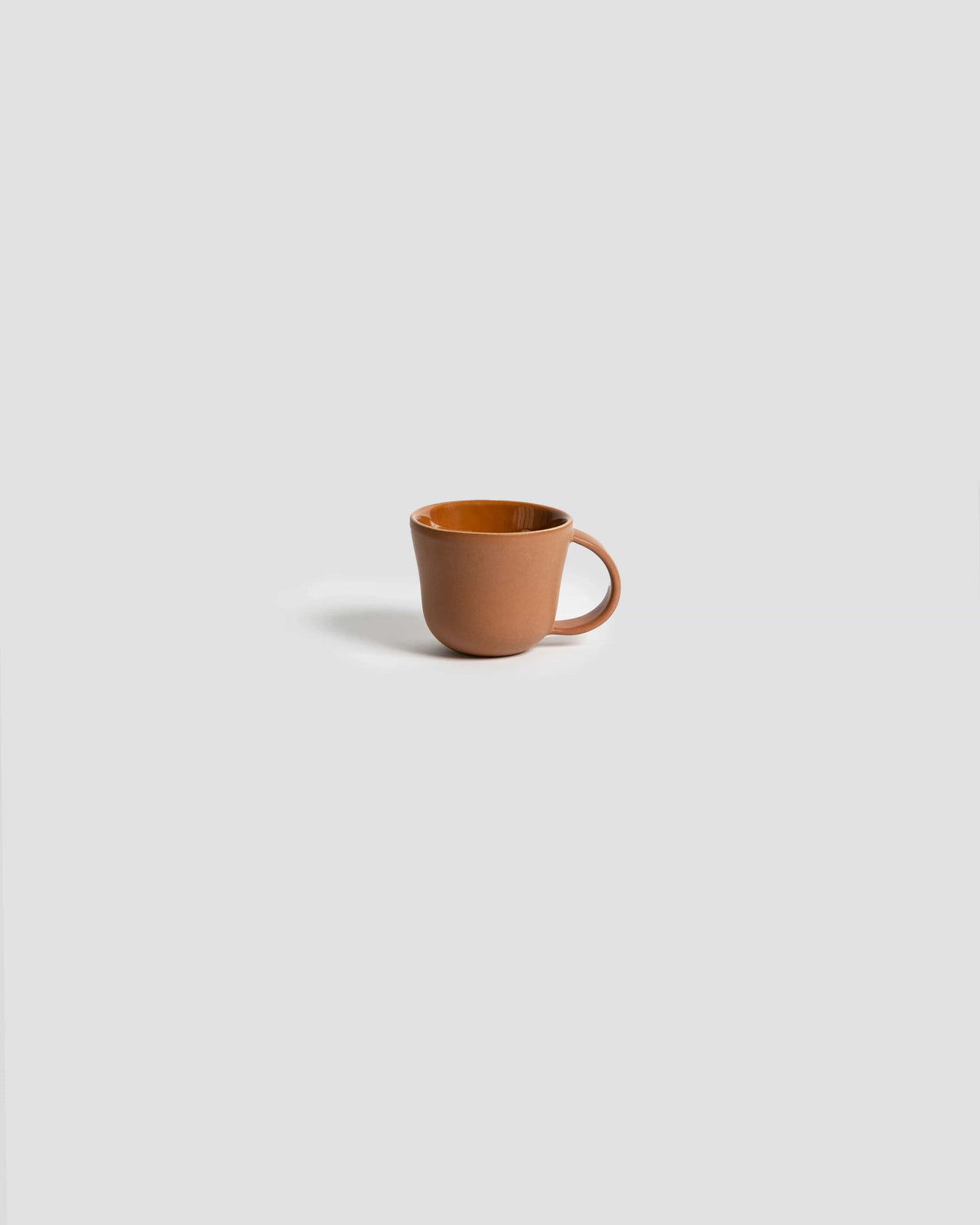 Gharyan Stoneware Japandi Tableware Mug, Terracotta, small side profile view