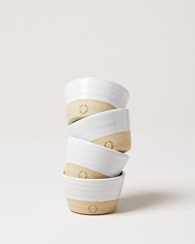 Petite Silo Bowl by FarmHouse Pottery in a timeless Japandi-inspired home