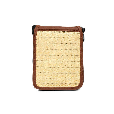 Rattan & Canvas Compact Eco Tote Bag