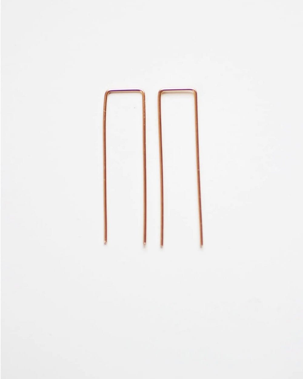 Square Minimalist Wire Earrings