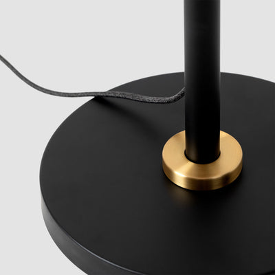 Poise Adjustable Floor Lamp in Brass + Oval II