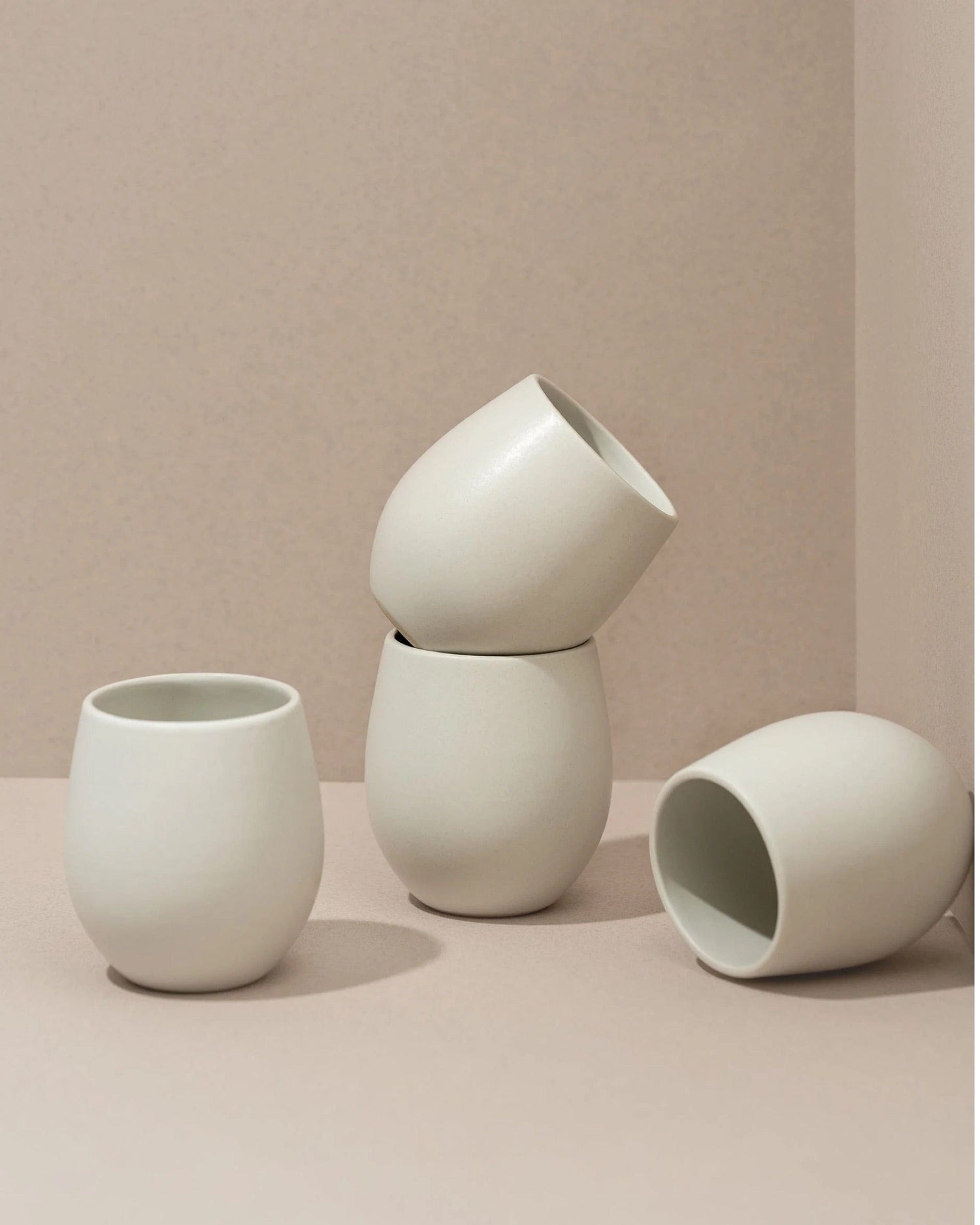 Japandi Tableware Coffee Cup, 10 Oz - Set of 4