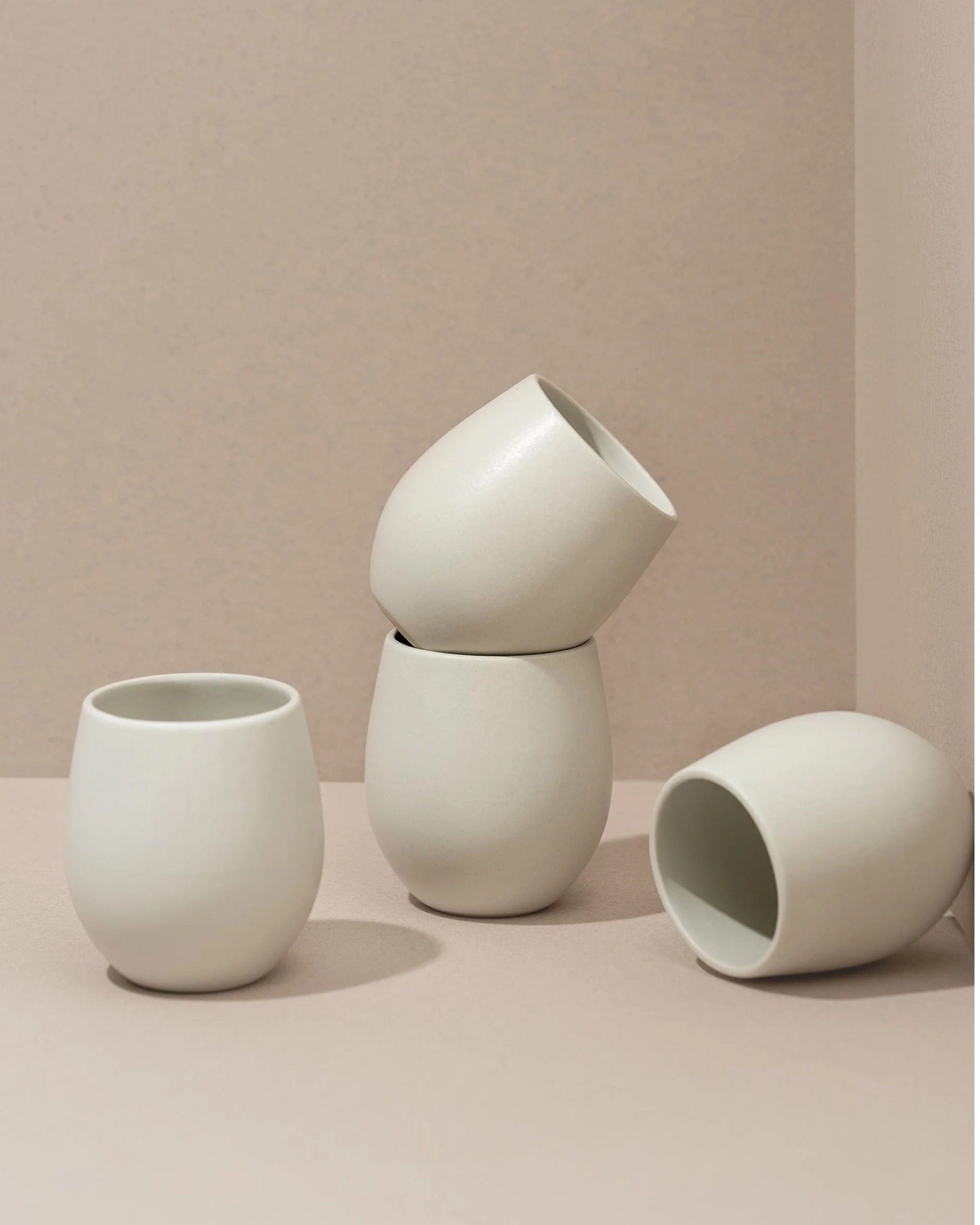 Japandi Tableware Coffee Cup, 10 Oz - Set of 4