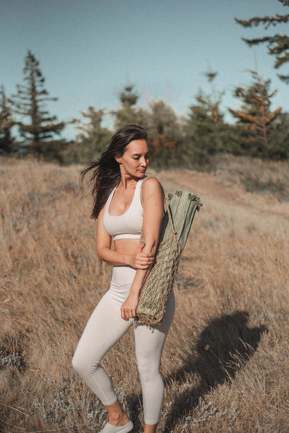 Jade &amp; Jute - Naturally Dyed Herbal Yoga Mat