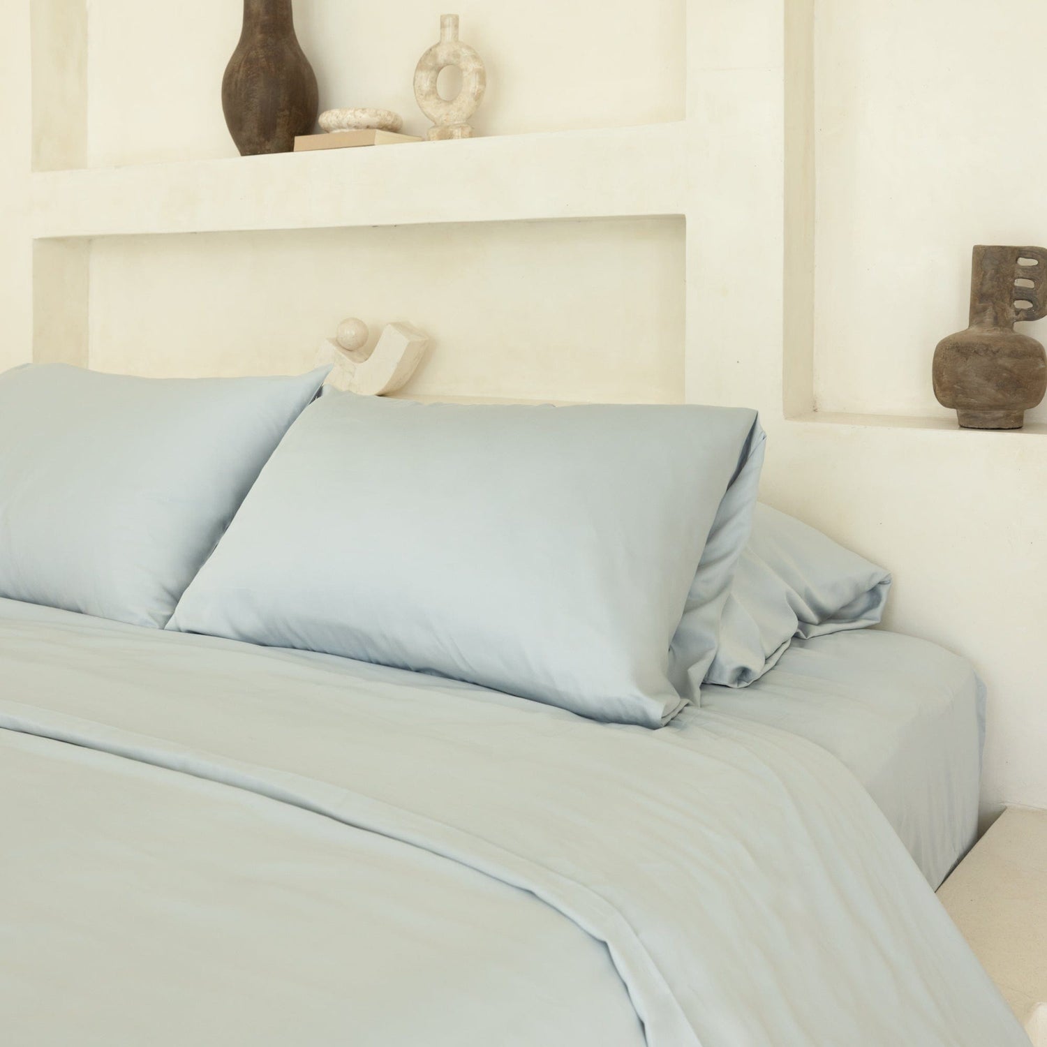 Organic Bamboo Sateen Duvet Cover Set