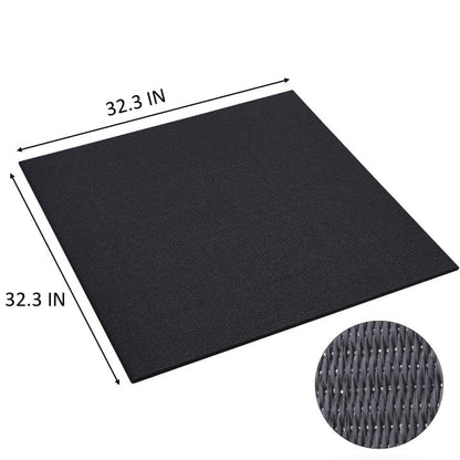 Saien-Sparkle BLACK INK Japandi Tatami Mat Single Mat