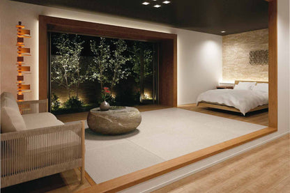 Saien-Sparkle CHERRY GRAY Tatami Mat in living room