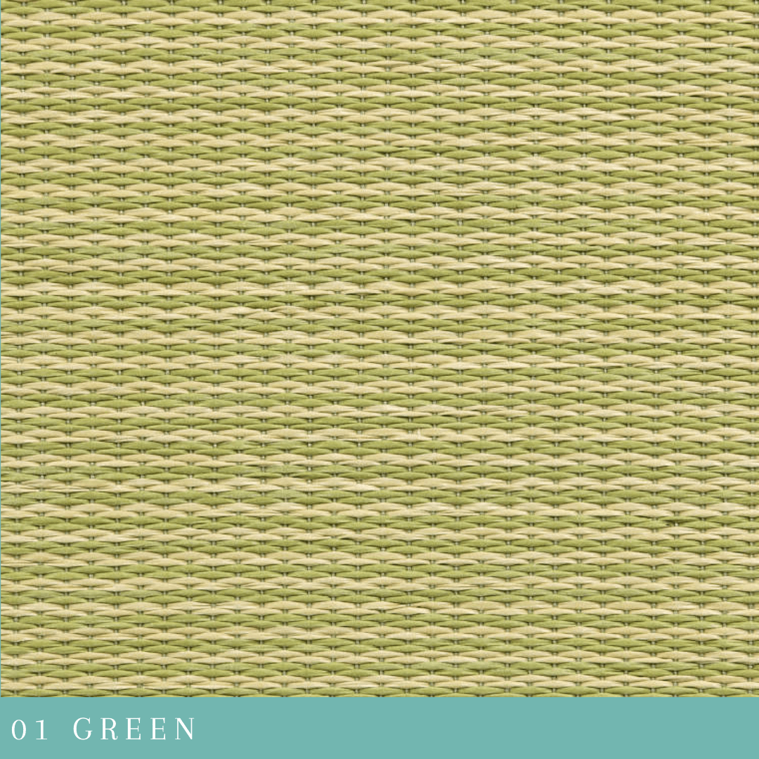 Saien GREEN Japandi Tatami Mat Weave