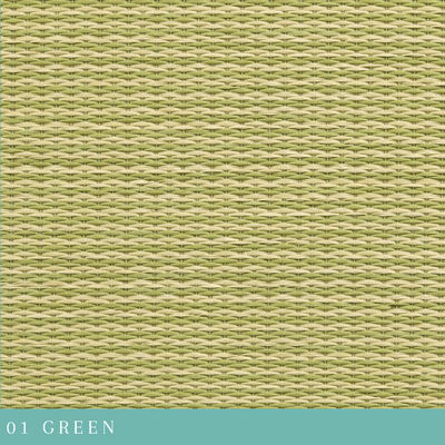 Saien GREEN Japandi Tatami Mat Weave
