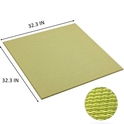 Japandi Tatami Mat — Single Mat Layout Saien GREEN Tatami Mat