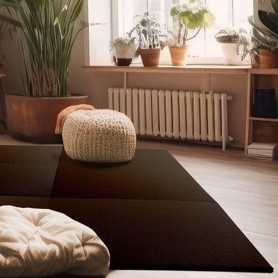 Sazanami MAROON Tatami Mat in living room