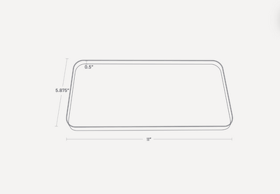 Replacement Liner Ring for Trash Can - Steel + Wood - Rectangle -