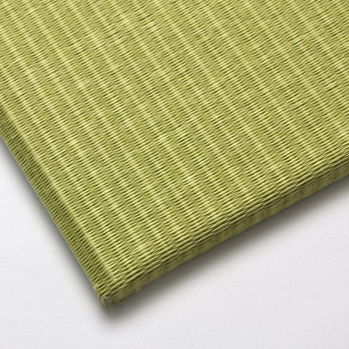 Seiryu SILVER GREEN Japandi Tatami Mat closeup