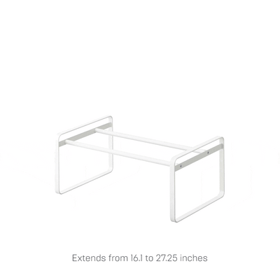 Stackable Shoe Rack (7" H)  - Steel White