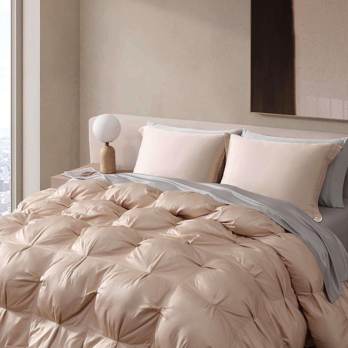 Premium Bamboo Viscose Bubble Comforter