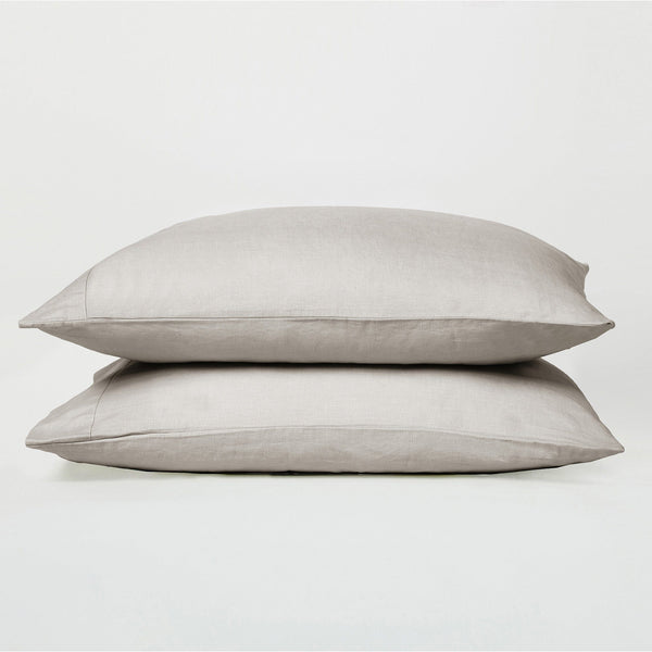 SIJO LuxeWeave organic linen pillowcase set