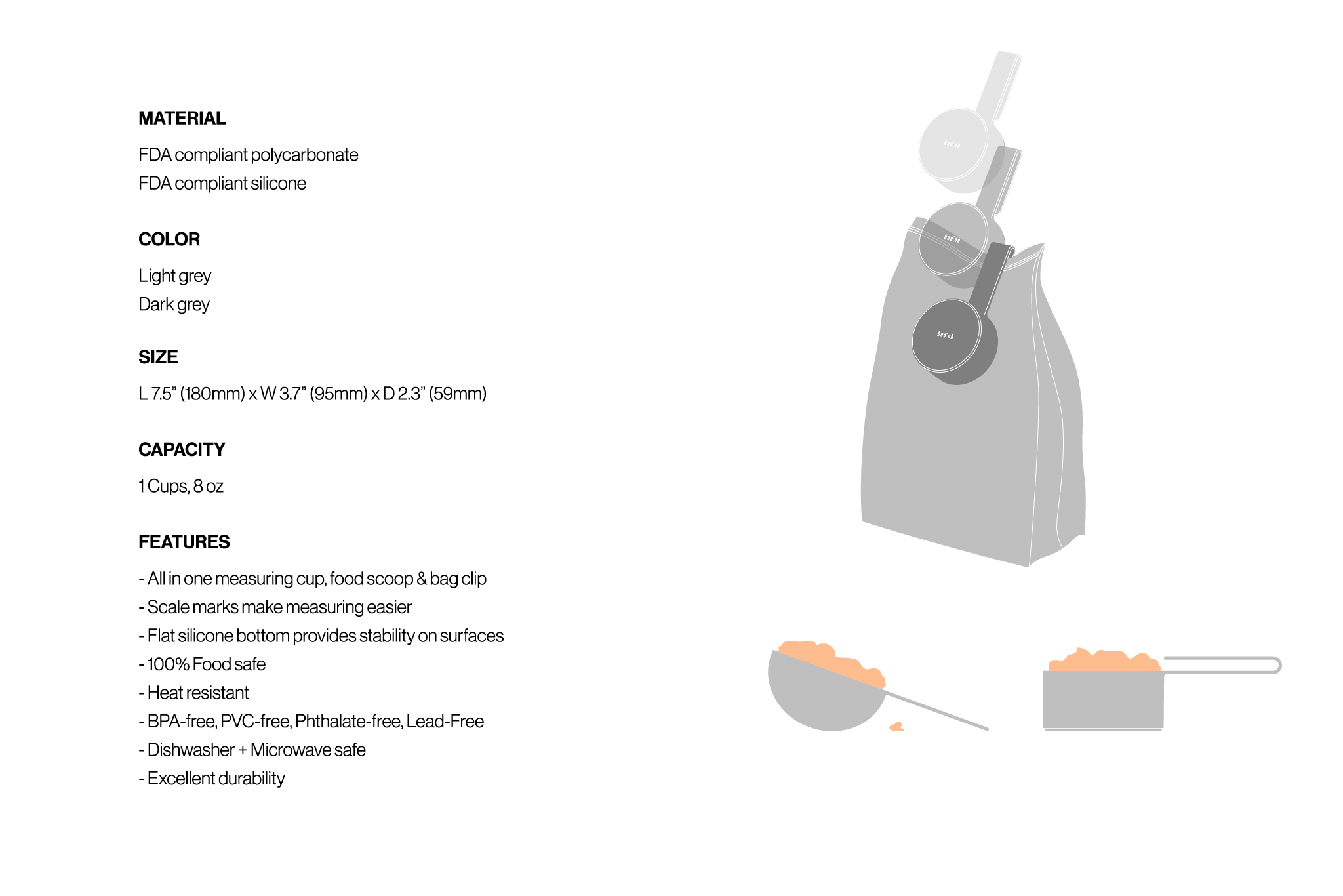 Mogo Scooper, Light Grey