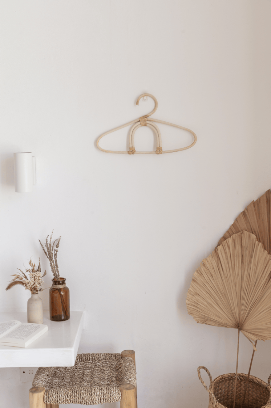 Rainbow Rattan Hanger