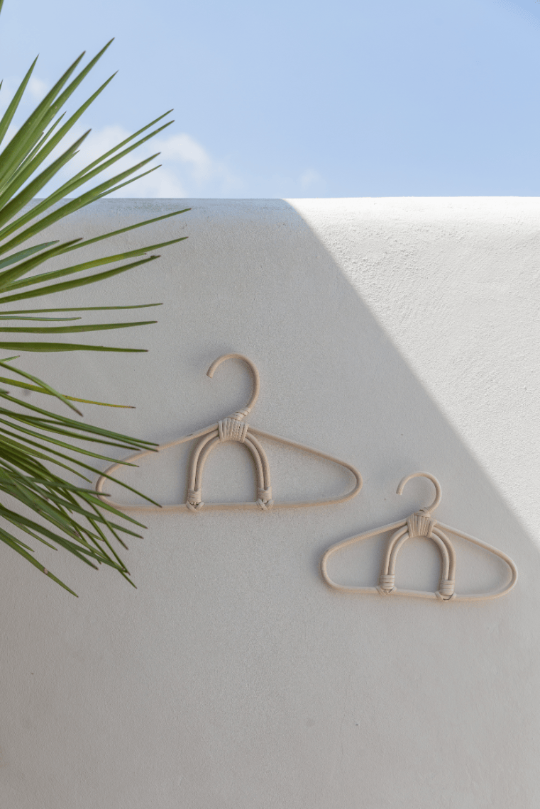 Rainbow Rattan Hanger