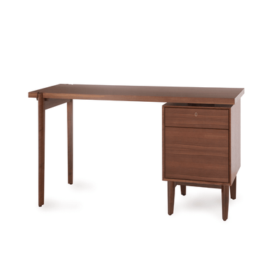 WING Desk, Walnut Natural by CondeHouse on white background