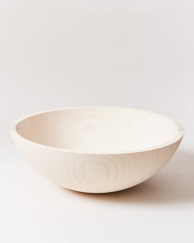 Crafted Wooden Bowls - White