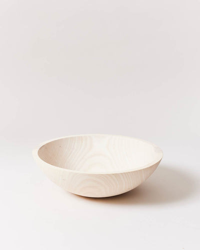 Crafted Wooden Bowls - White