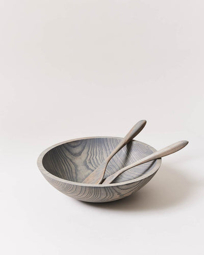 Crafted Wooden Bowls - Grey