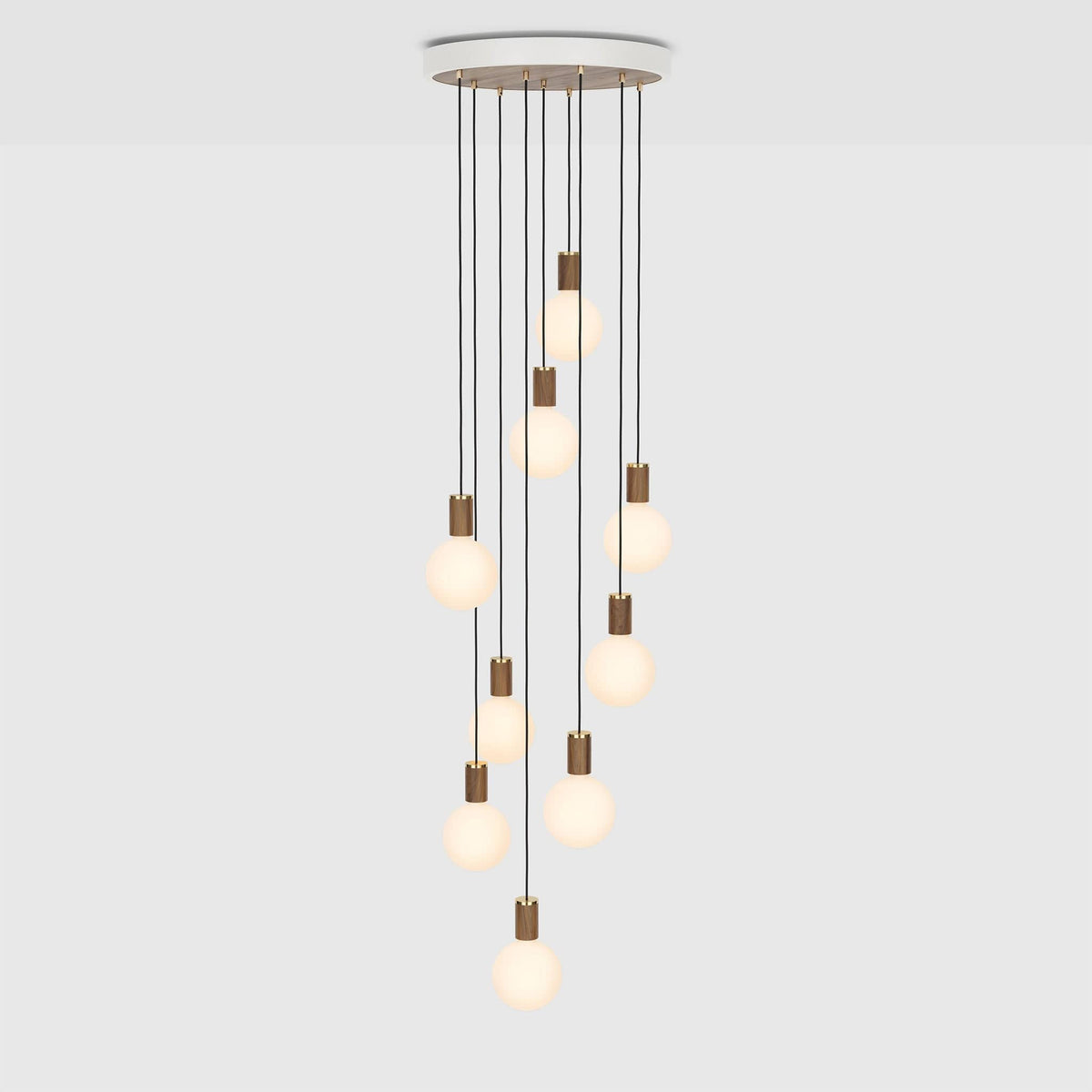 Nine Pendant in Walnut + Sphere IV
