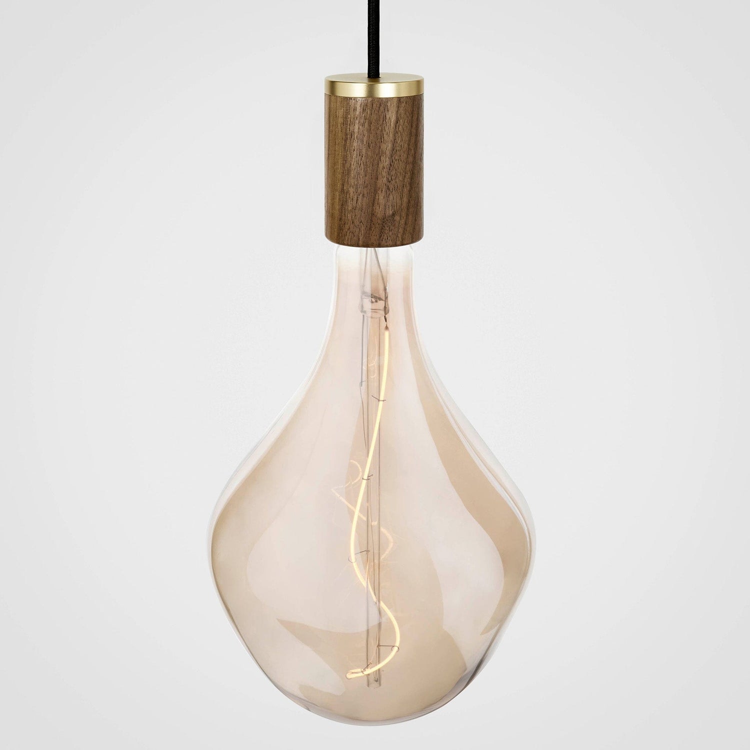 Nine Pendant in Walnut + Voronoi II
