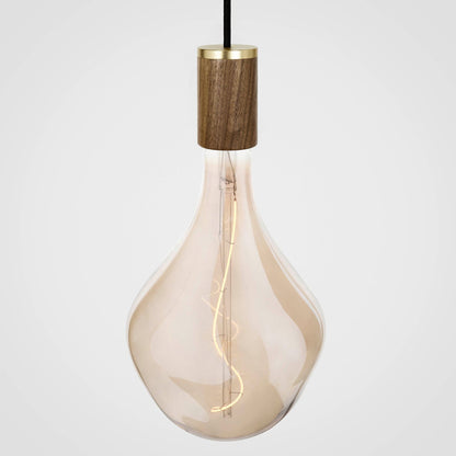 Nine Pendant in Walnut + Voronoi II