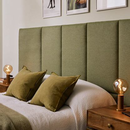 Warm layered Japandi bedroom lighting by Tala