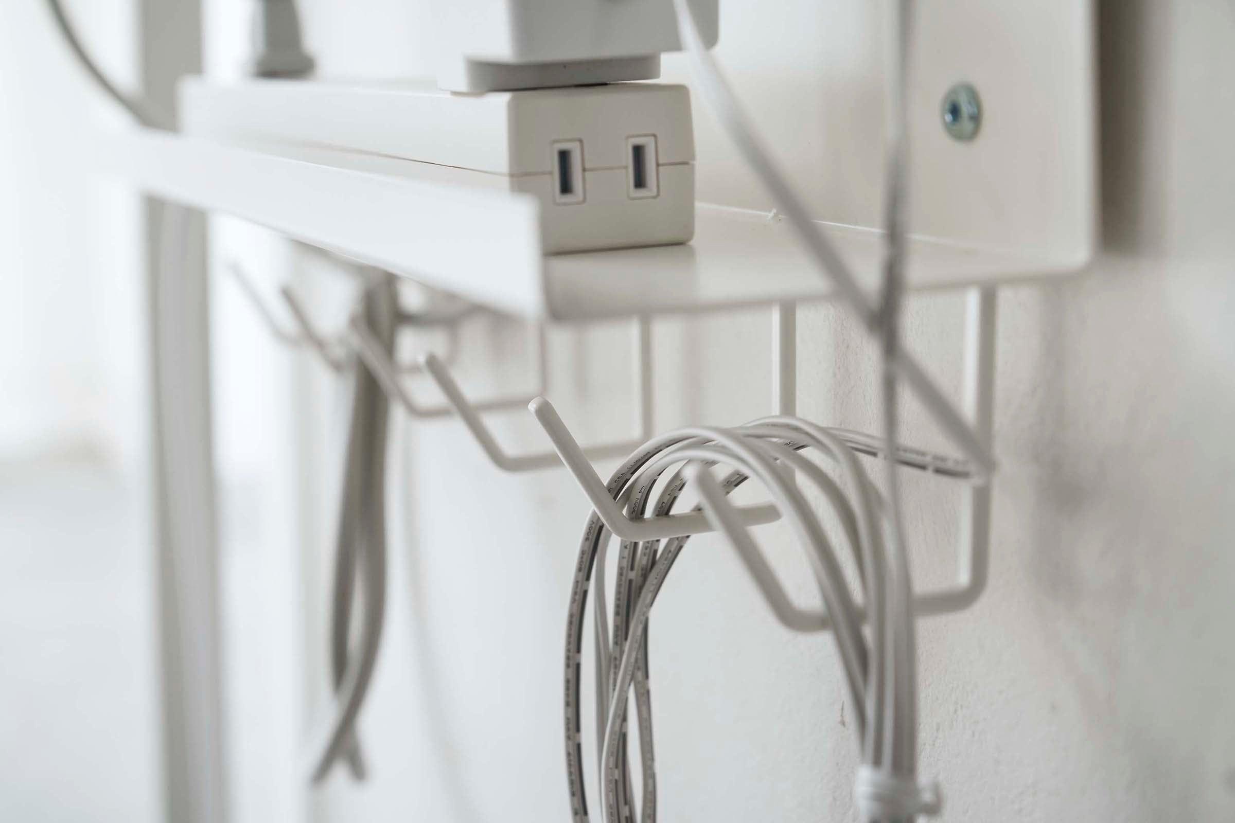 Under-Desk Cable &amp; Router Storage Rack - Steel