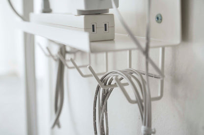 Under-Desk Cable &amp; Router Storage Rack - Steel