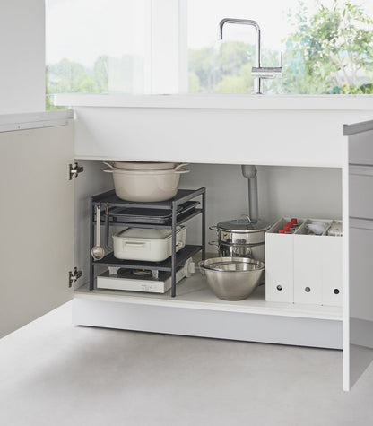 Three-Tier Cabinet Storage Rack (14&quot; H)  - Steel