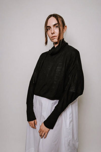 Alicia Turtleneck in Black