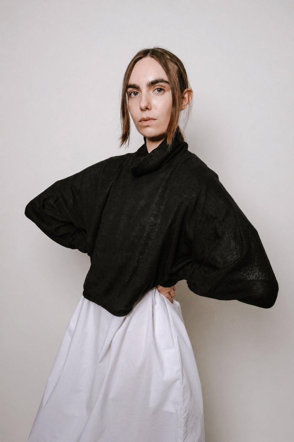 Alicia Turtleneck in Black
