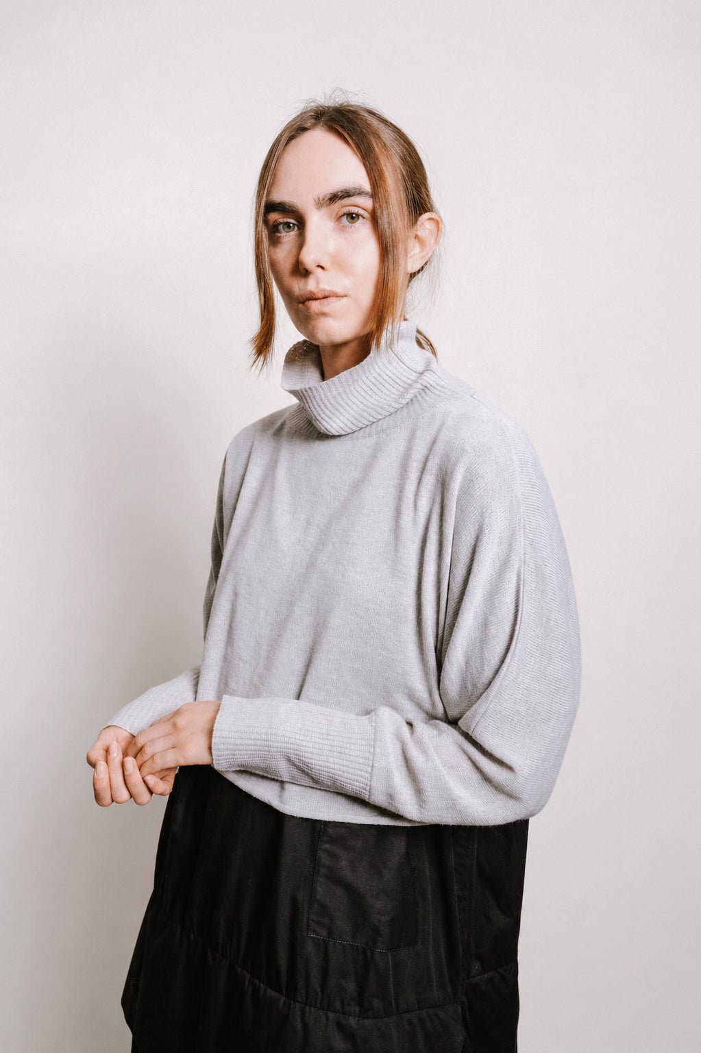 Alicia Turtleneck in Grey