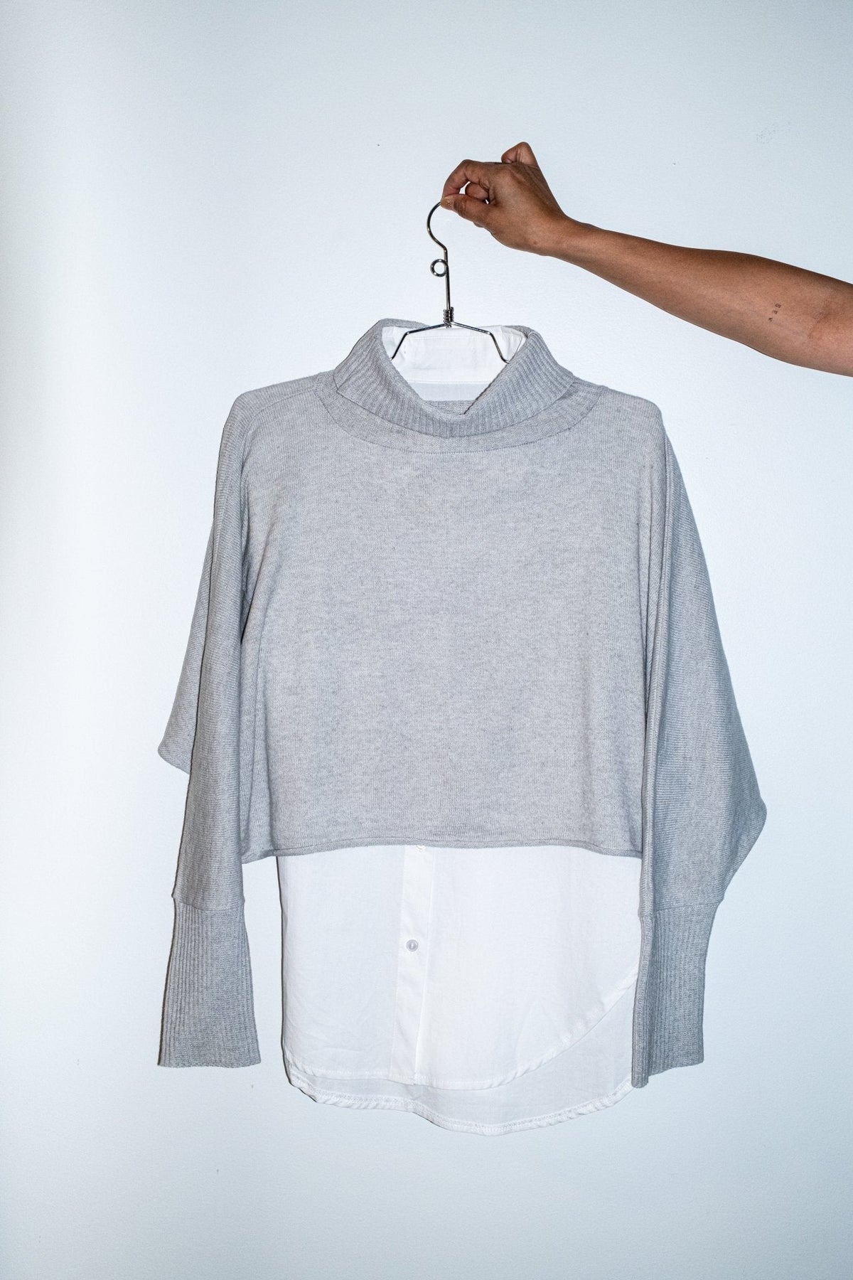Alicia Turtleneck in Grey