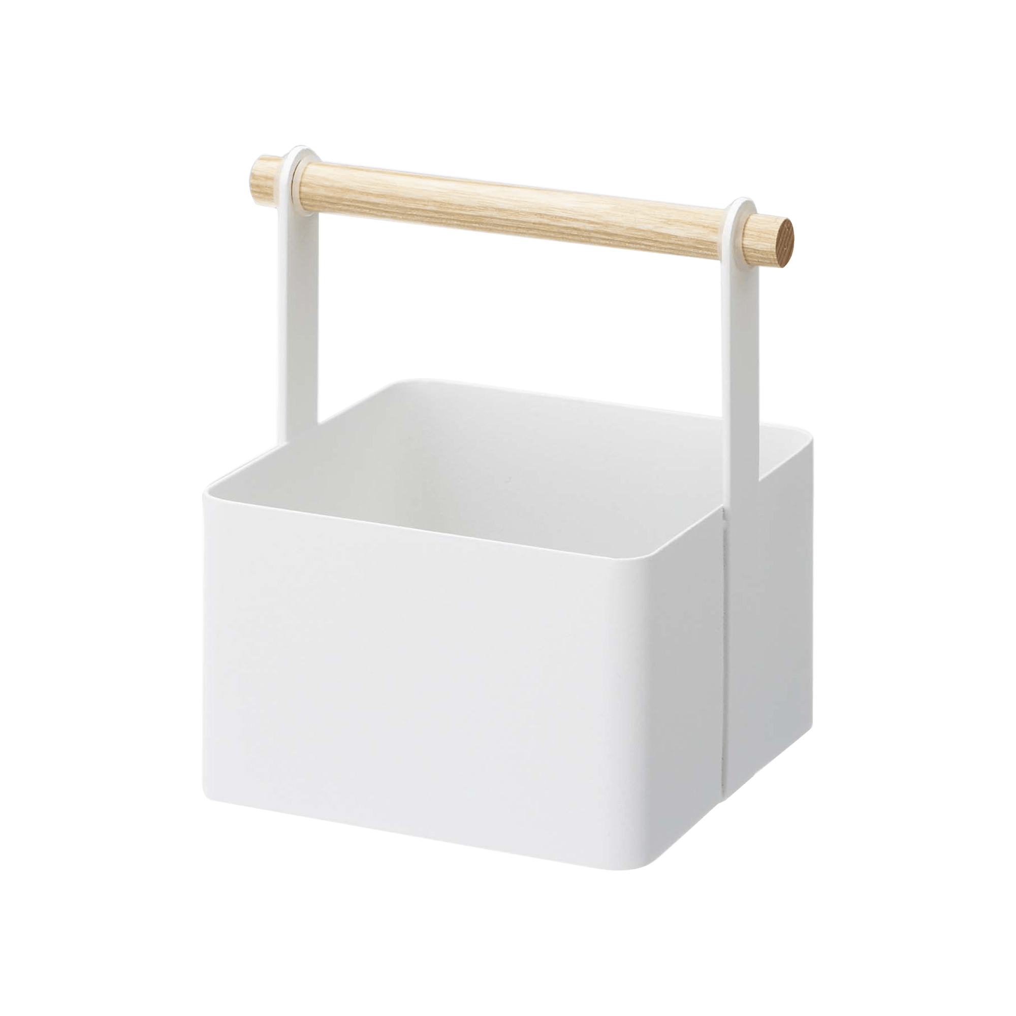 Storage Caddy - 2 Sizes - Steel + Wood