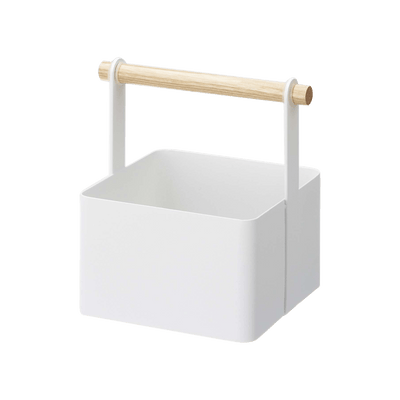 Storage Caddy - 2 Sizes - Steel + Wood