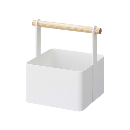 Storage Caddy - 2 Sizes - Steel + Wood