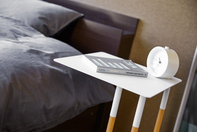 C Side Table (22" H)  - Steel & Wood