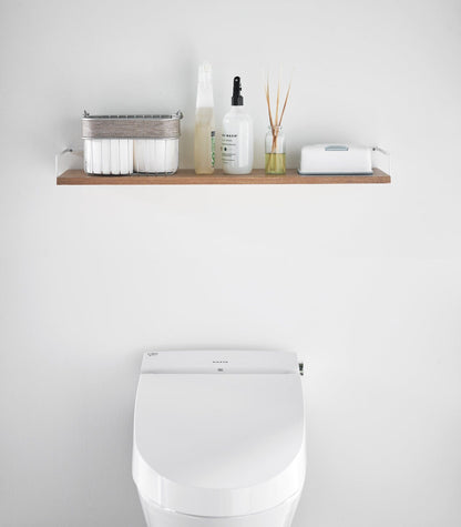 Wall-Mounted Shelf (3&quot; H)  - Wood