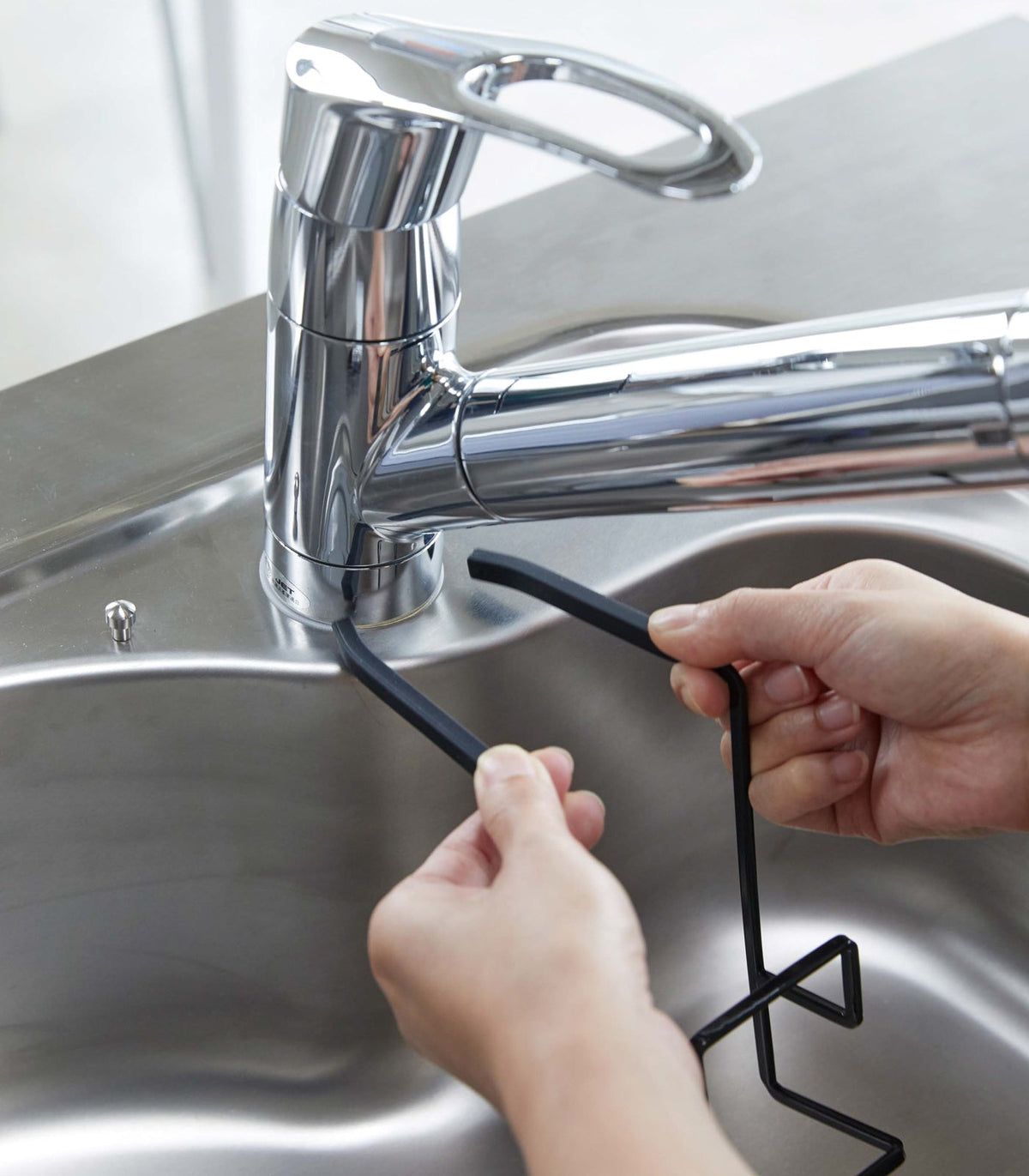 Faucet-Hanging Sponge Holder - Double - Steel
