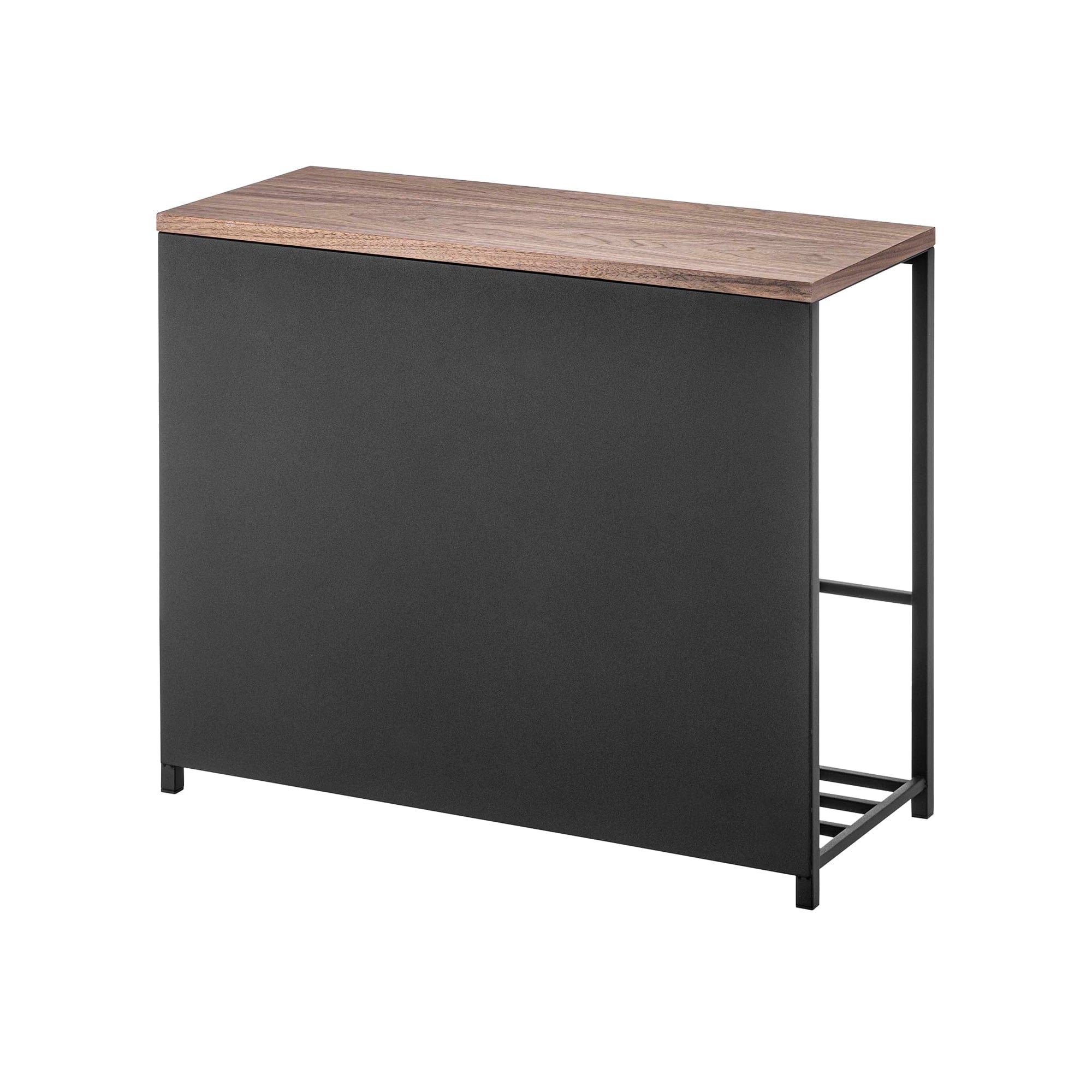 Entryway Storage Organizer & Bench (18" H)  - Steel + Wood