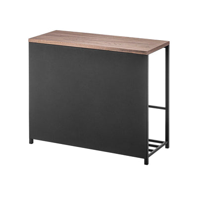 Entryway Storage Organizer & Bench (18" H)  - Steel + Wood